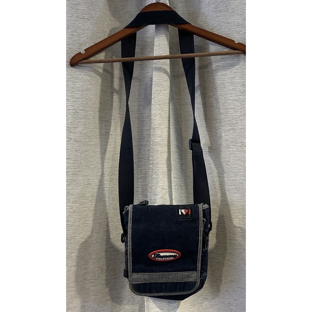 Vintage Denim Tommy Hilfiger cross-body Purse Y2K